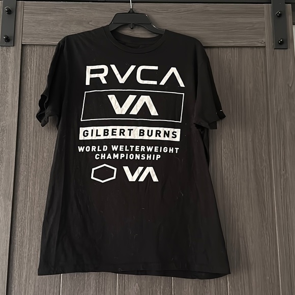 EUC men’s RVCA Gilbert Burns world welterweight championship T-shirt size L - Picture 1 of 3